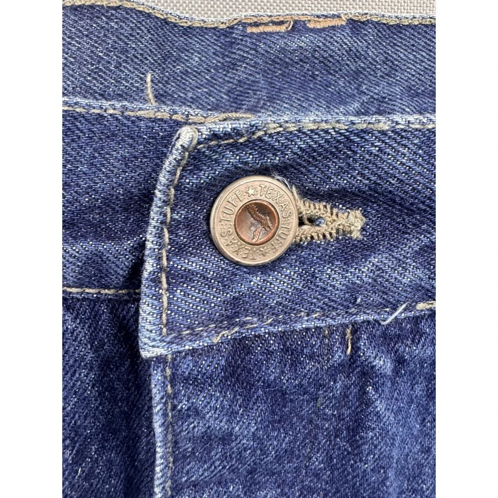 Texas‎ Tuff Mens Blue Denim Carpenter Workwear Jeans Hammer Loop 44x32